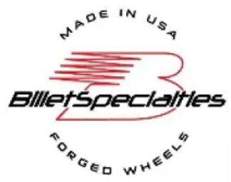 Here's an alt tag for the image: `Billet Specialties forged wheels logo`