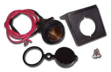 Automotive accessory socket assembly components kit.
