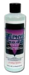 Bottle of Zephyr Pro-40 metal polish.